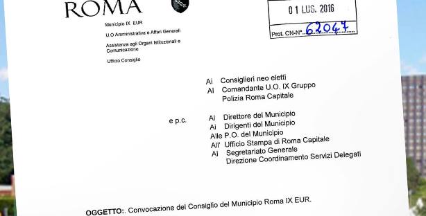 Municipio 9 si riparte venerdì 8 luglio 2016